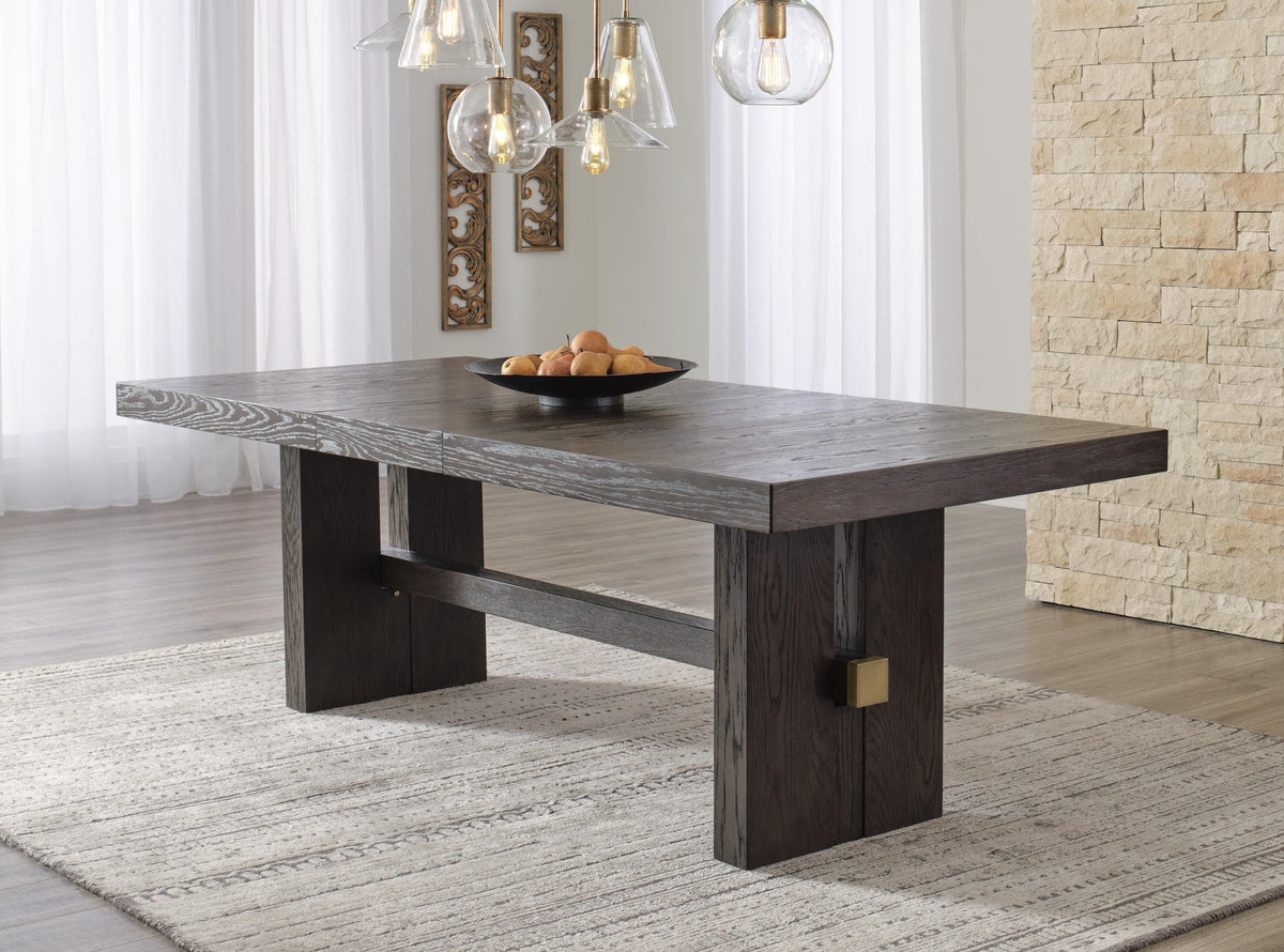 Burkhaus Dining Table and 6 Chairs (D984-SI) - Image 11