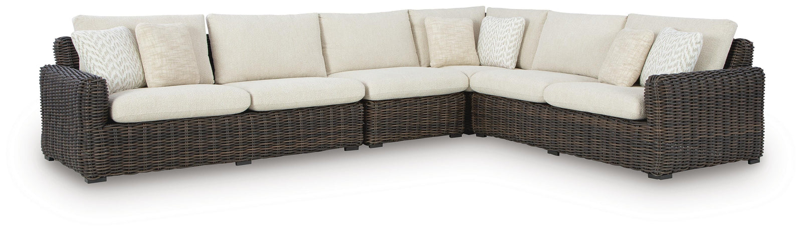 Kimora 4-Piece Outdoor Sectional (P711-SI)