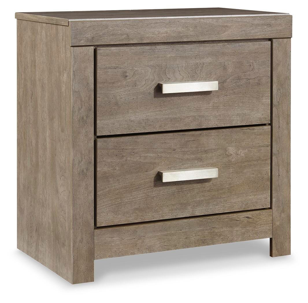 Culverbach Panel Bed, Dresser, Mirror, Chest and 2 Nightstands - Gray  (B070-SI) - Image 9