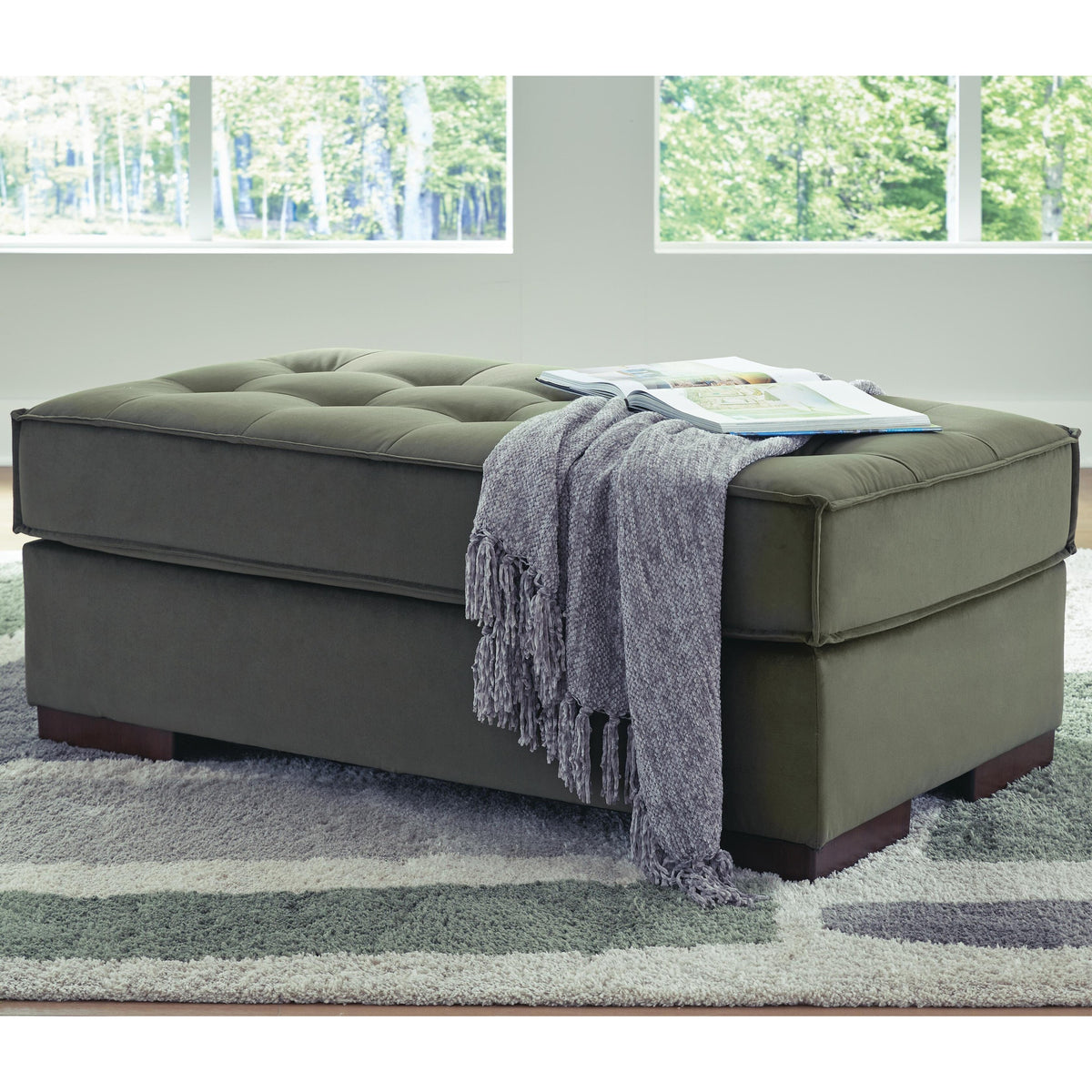 Caspian-Town Oversized Accent Ottoman (PC61702-SI) - Image 5