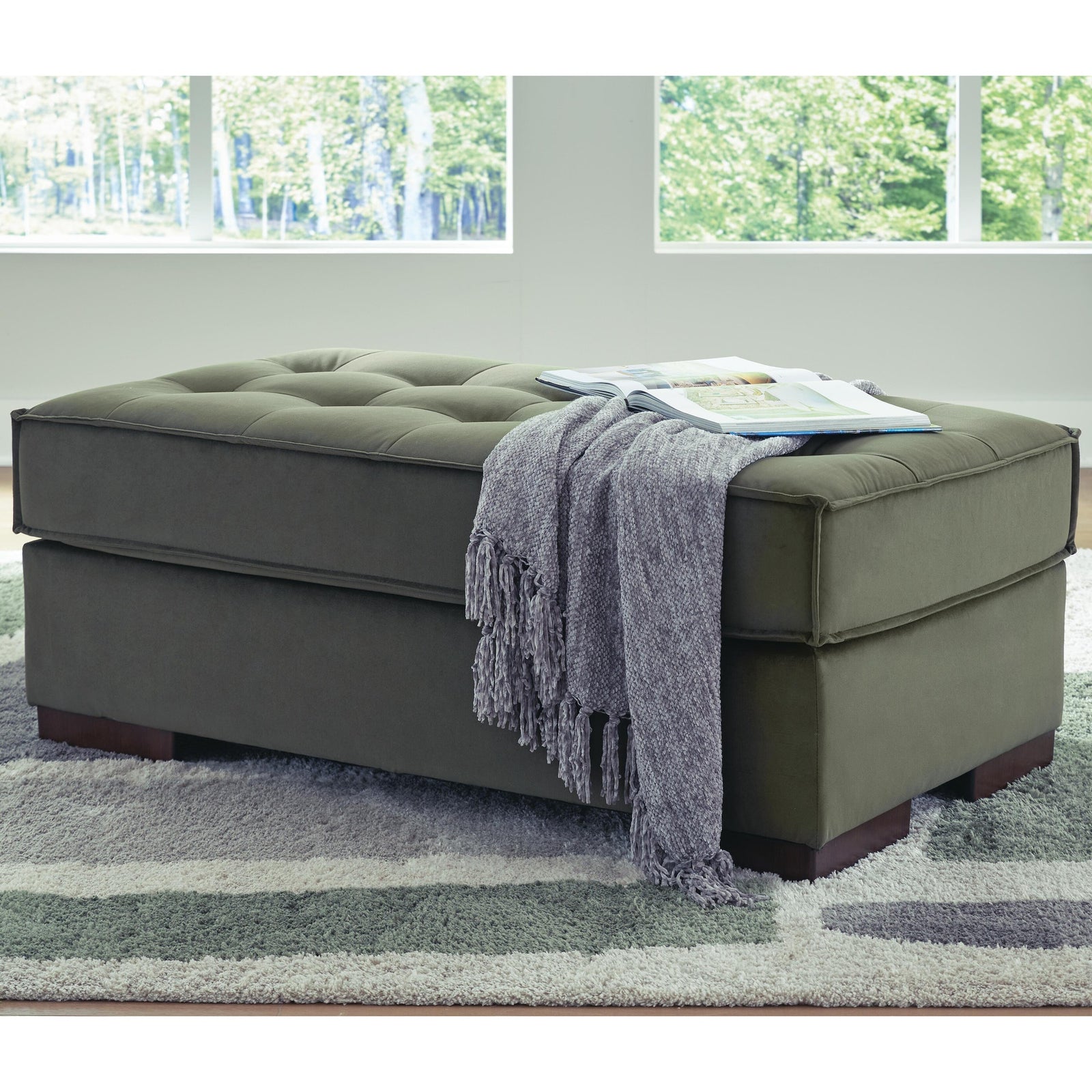 Caspian-Town Oversized Accent Ottoman (PC61702-SI) - Image 5