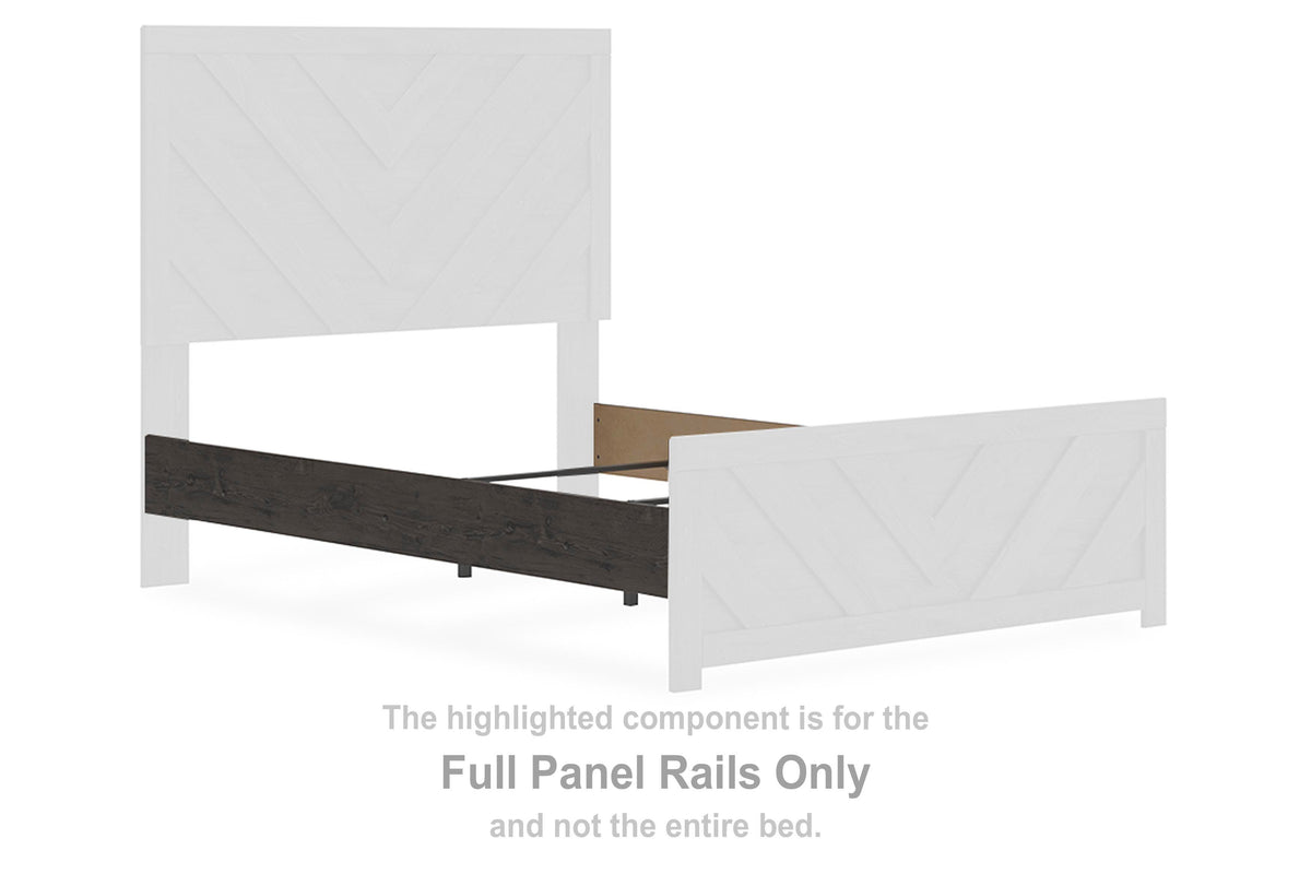 Prendonea Full Panel Rails (Youth) - Charcoal  (B3789-SI)