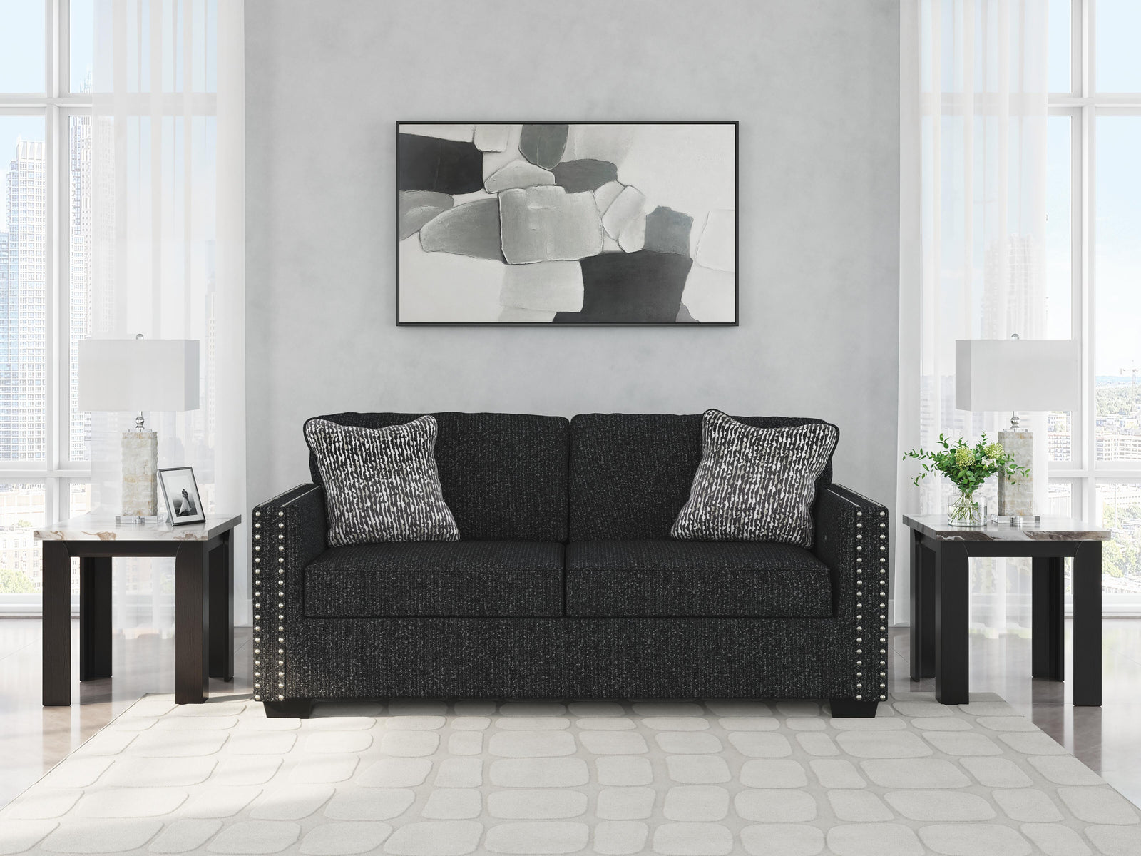 Jasmine Peaks Sofa and Loveseat (28904-SI) - Image 16