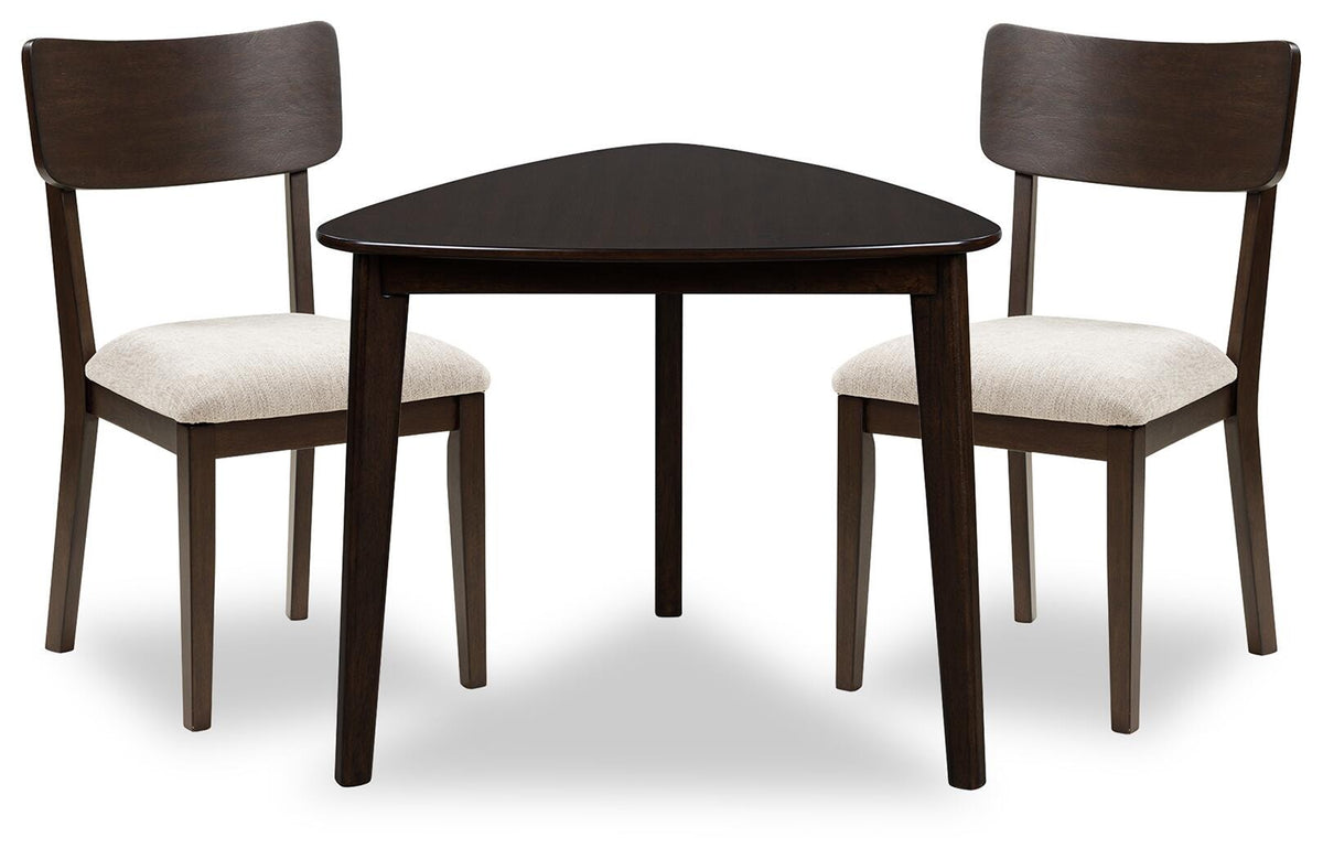 Shorbyn Dining Table and 2 Chairs (PCD607-SI)