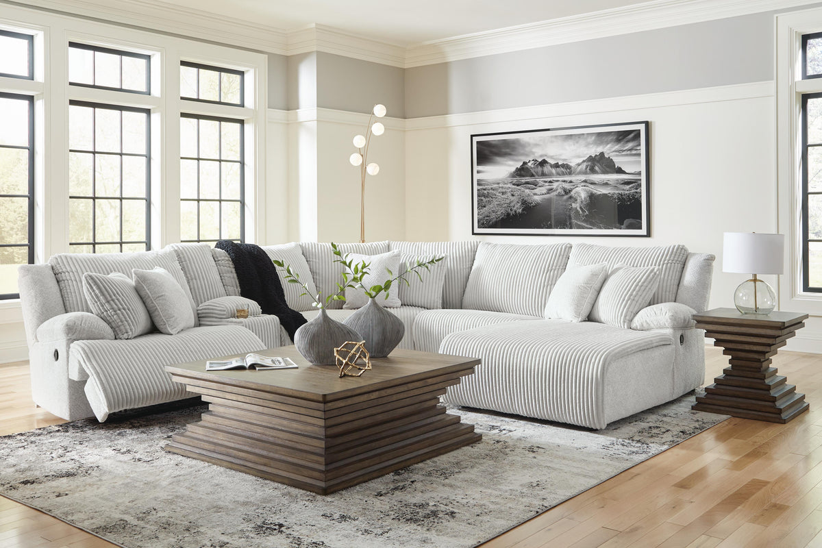Top Tier 4-Piece Reclining Sectional with Chaise (92706-SI)