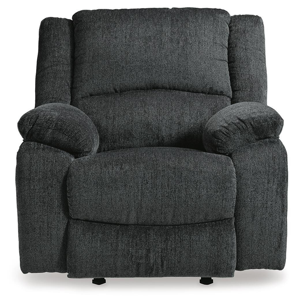 Draycoll Power Reclining Loveseat with Console (76504-SI) - Image 3