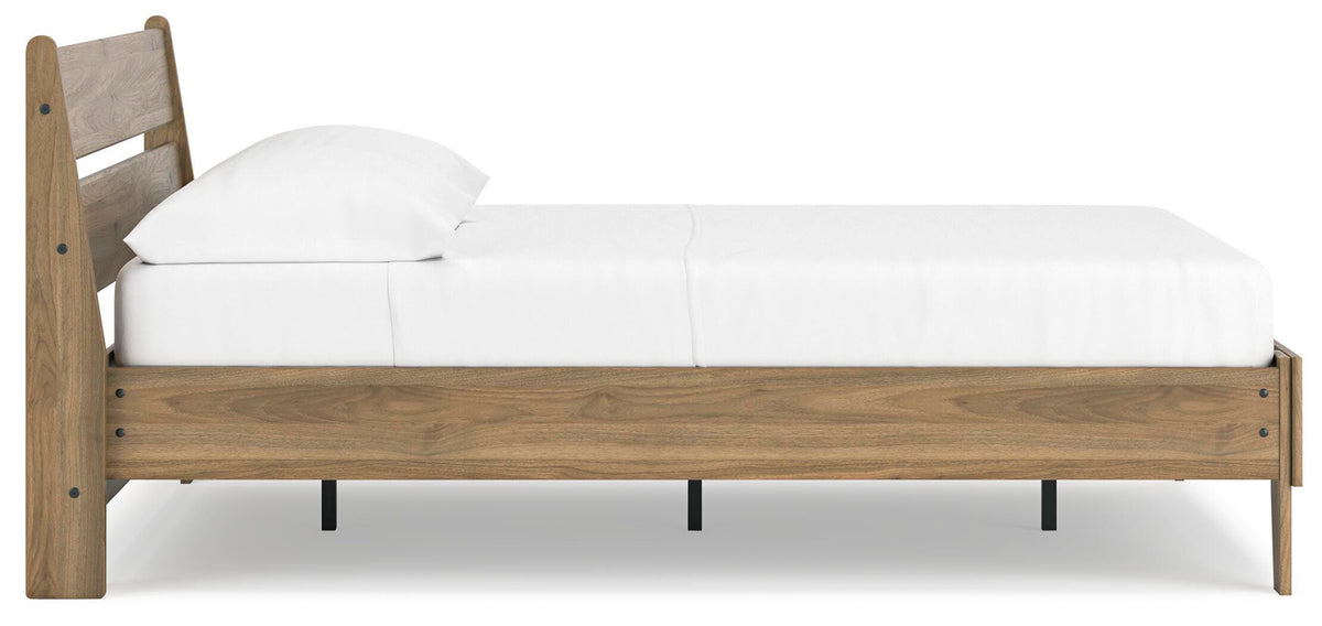 Deanlow Platform Panel Bed (Youth) - Honey  (EB1866-SI) - Image 7