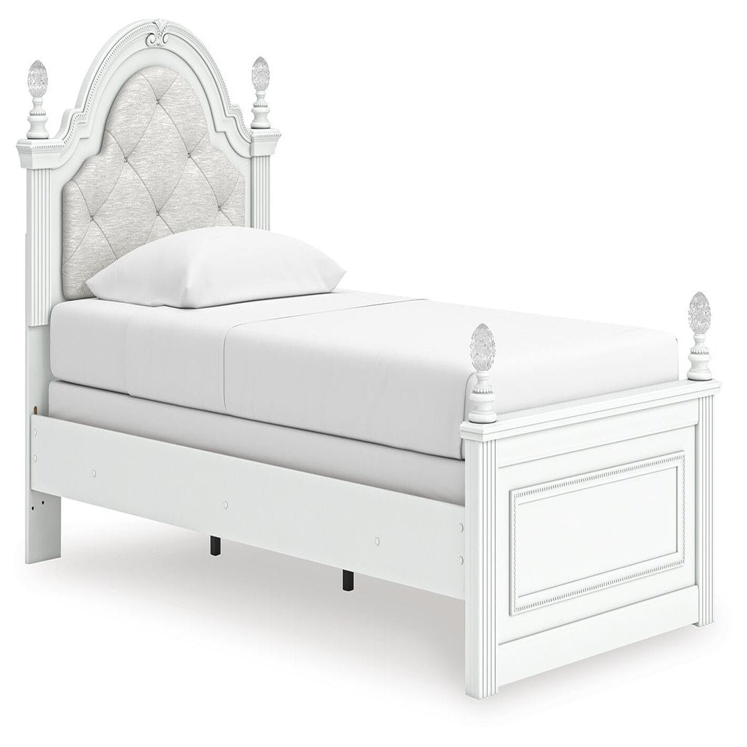 Kozlani Twin Upholstered Panel Bed (PCB1819-SI)