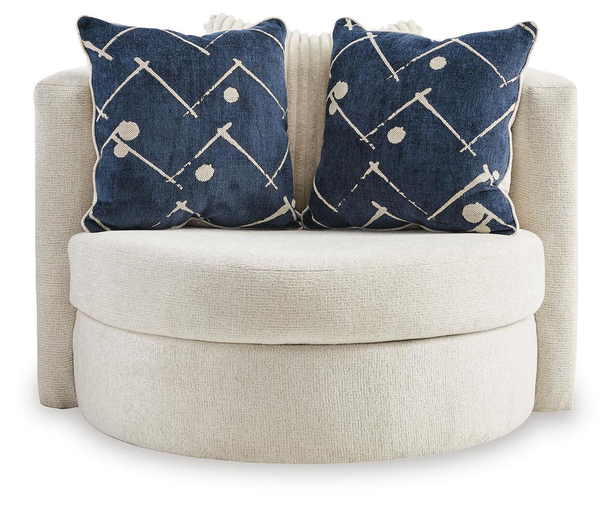 Padova Swivel Accent Chair (33706-SI) - Image 2