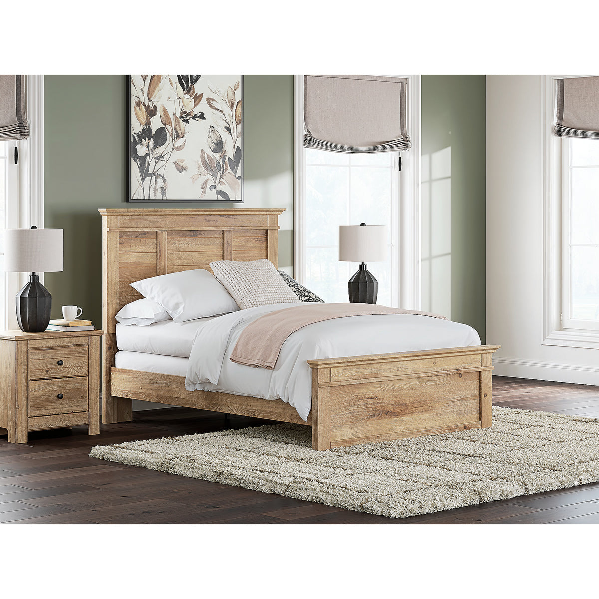 Makidern Full Panel Bed, Dresser and Mirror (PCB1170-SI) - Image 18