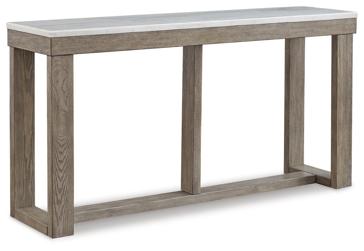 Loyaska Coffee Table, End and Sofa Table - Brown/Ivory  (T789-SI) - Image 3
