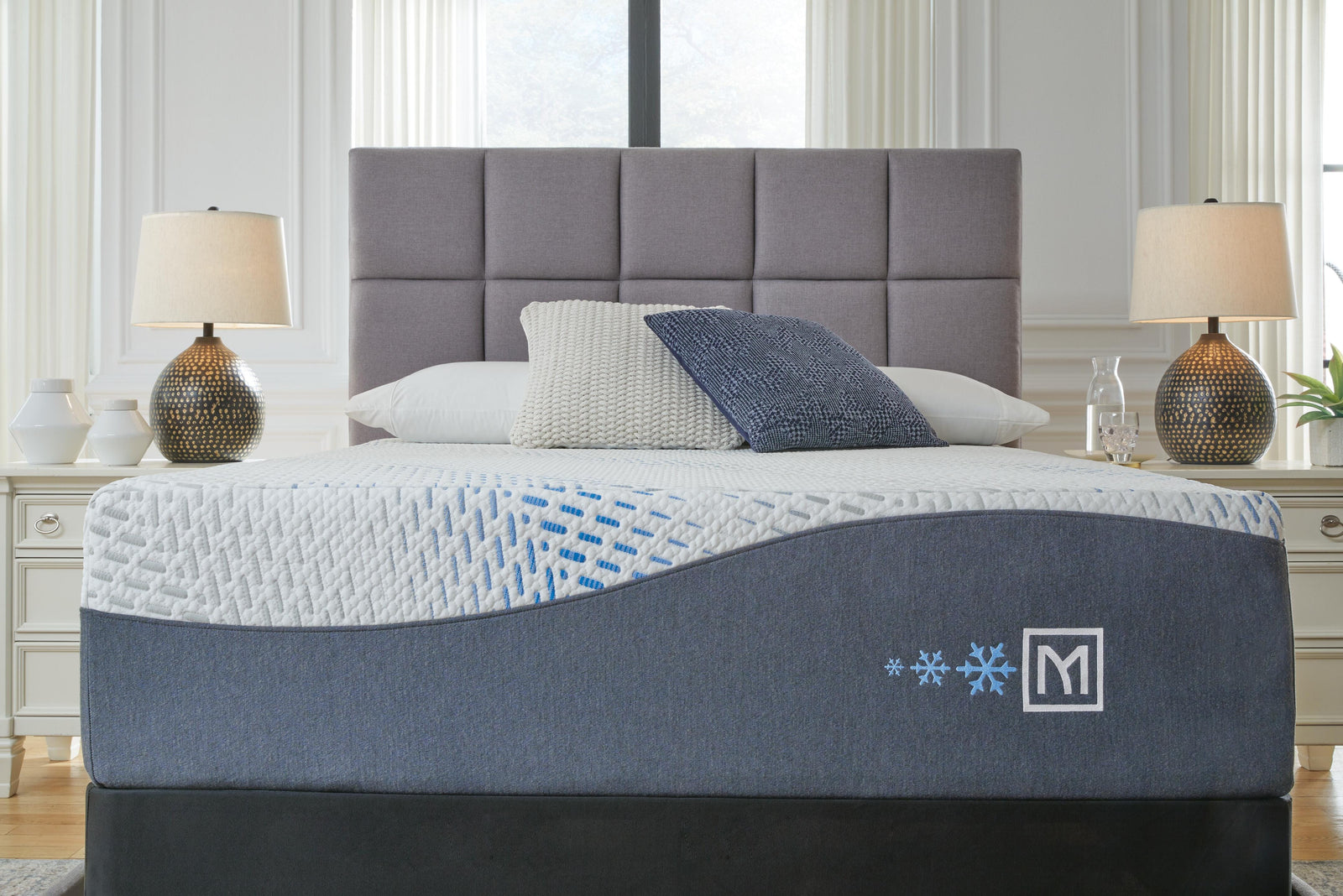 Millennium Cushion Firm Gel Memory Foam Hybrid California King Mattress (M507-SI) - Image 4