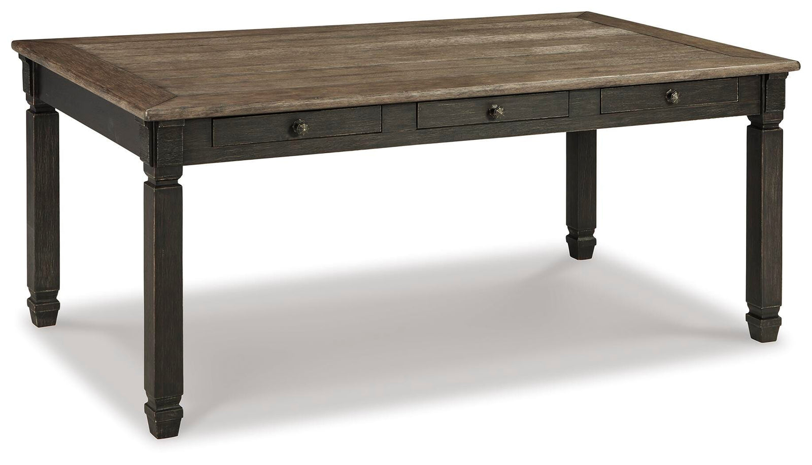 Tyler Creek Dining Table with 4 Chairs and Bench (D736-SI) - Image 3