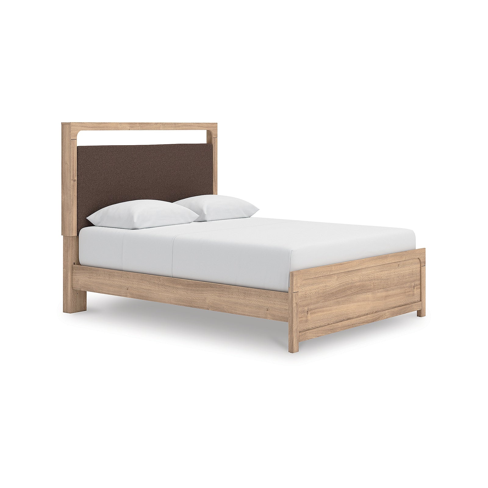 Kinlanni Queen Upholstered Panel Bed, Dresser and Mirror (PCB1360-SI) - Image 10