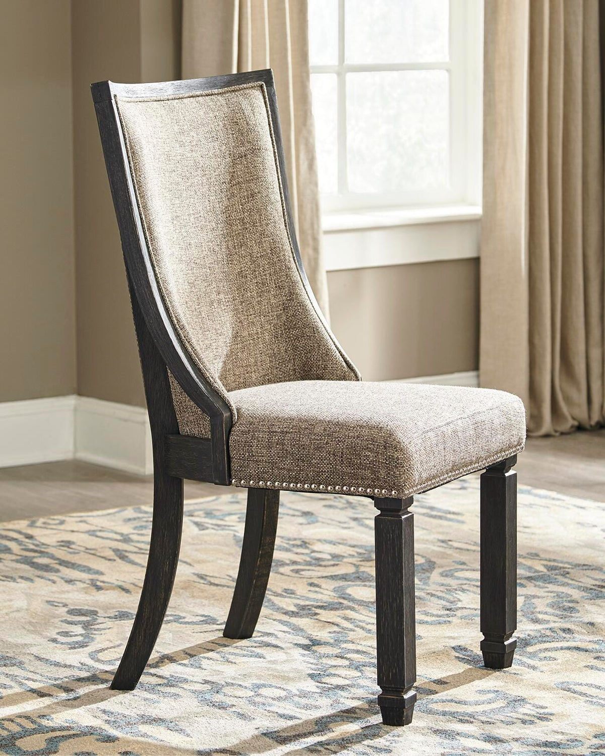 Tyler Creek Dining Table and 4 Chairs with Bench (D736-SI) - Image 6