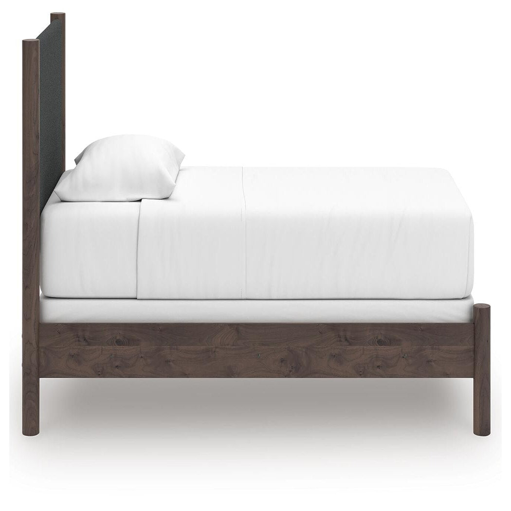 Pamytta Twin Upholstered Panel Bed, Dresser and Mirror (PCB2614-SI) - Image 11