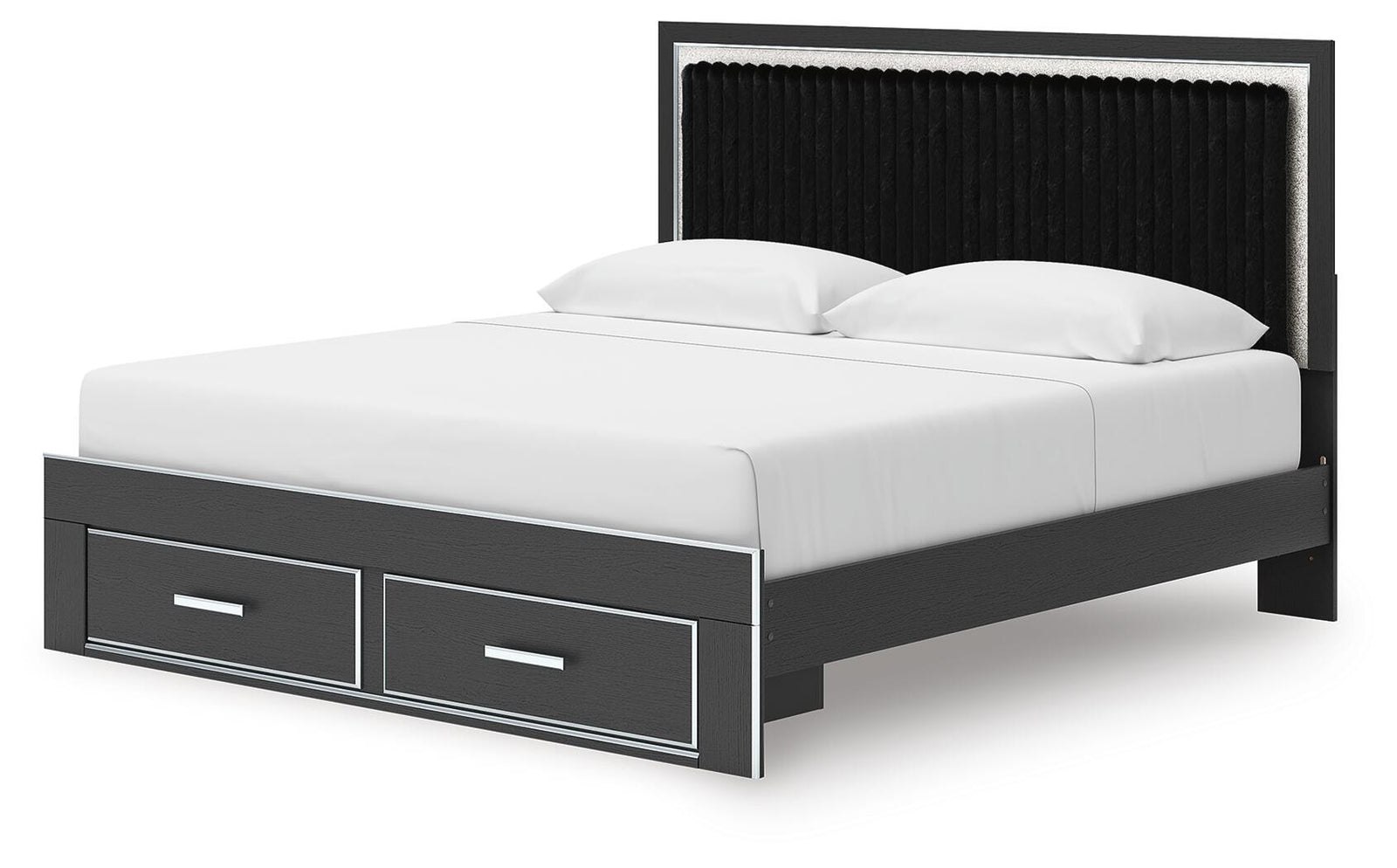Zuraleus King Storage Bed, Dresser, Mirror, Chest and Nightstand (PCB3380-SI) - Image 24