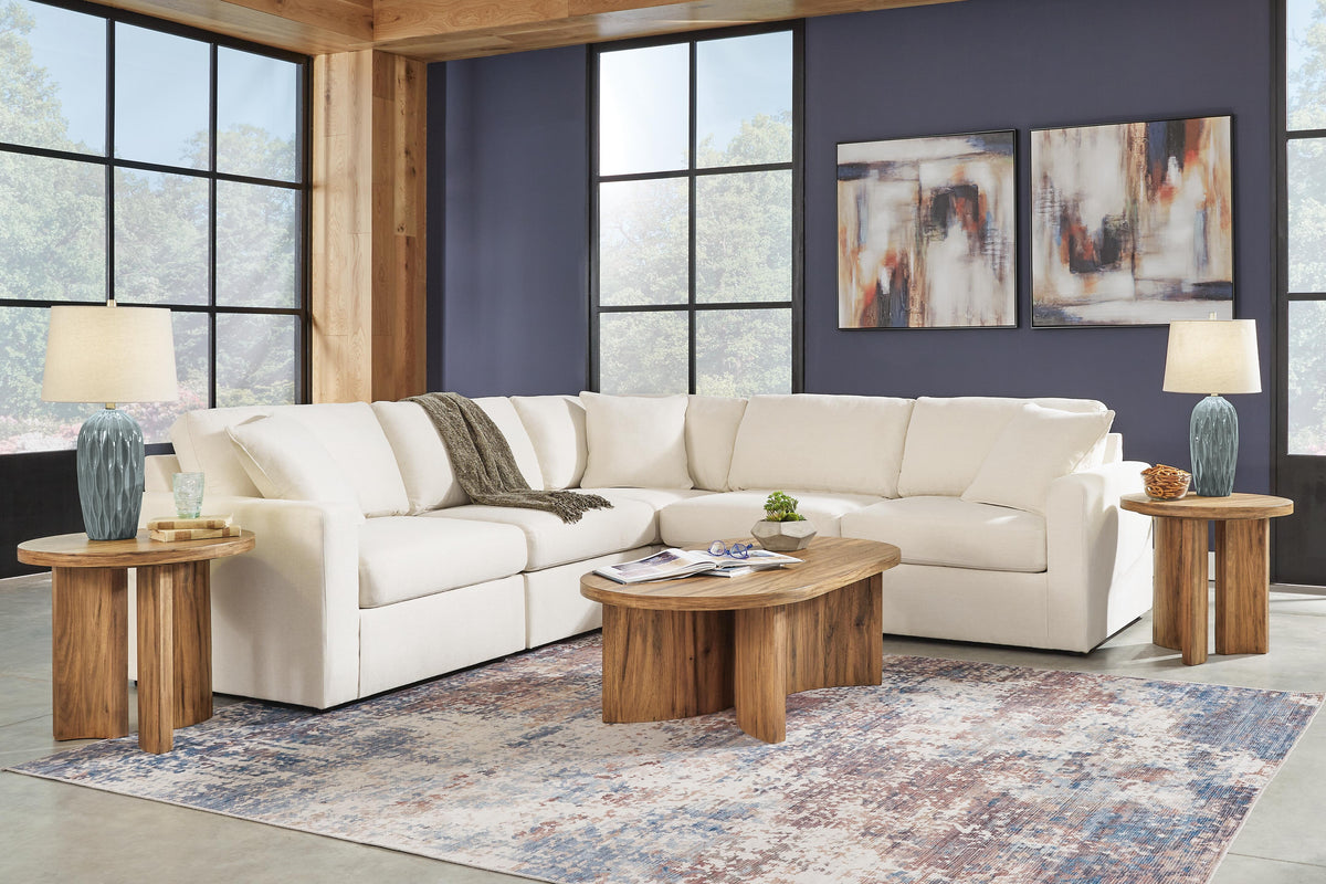 Modmax 5-Piece Sectional and Ottoman (92103-SI) - Image 8
