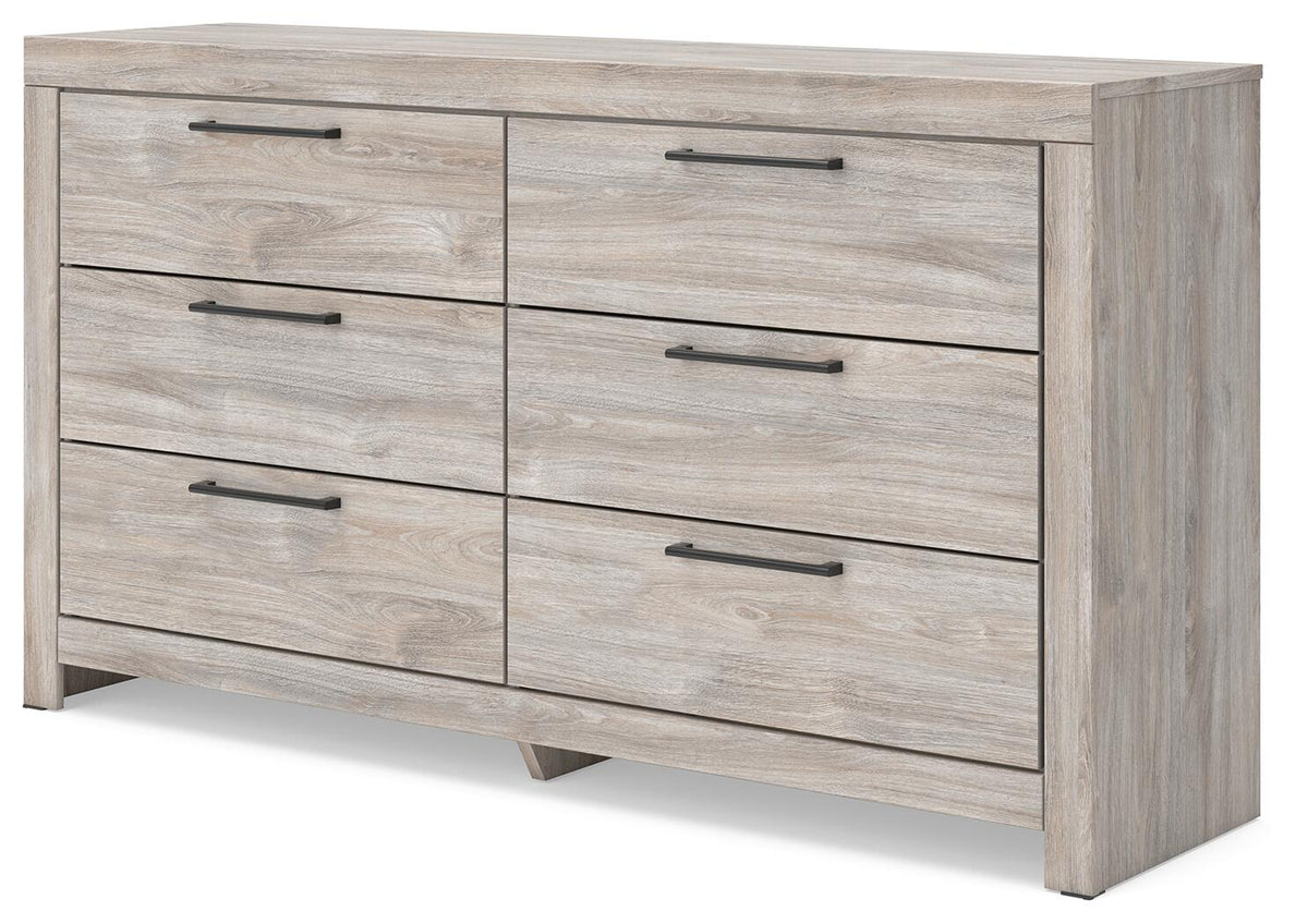 Broachmyn King Panel Bed, Dresser and Nightstand (PCB1120-SI) - Image 8