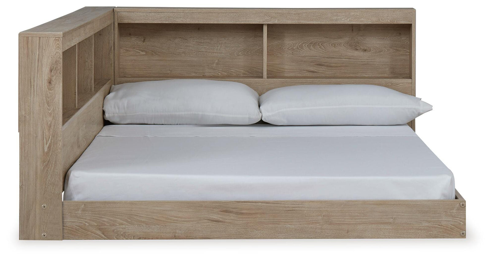 Oliah Bookcase Storage Bed (Youth) - Natural  (EB2270-SI) - Image 5
