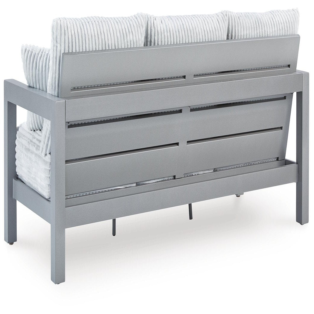 Hurley Park Outdoor Sofa, 2 Lounge Chairs and Coffee Table (PCP695-SI) - Image 10
