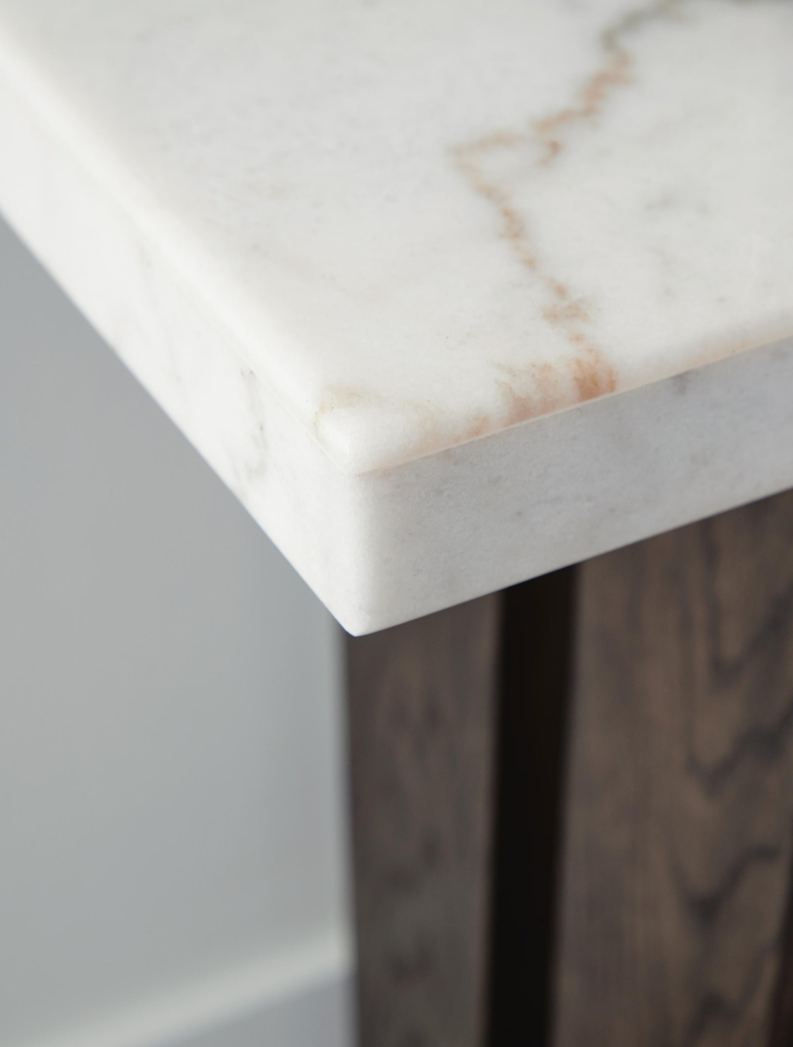 Burkhaus Sofa Table - White/Dark Brown  (T779-SI) - Image 7