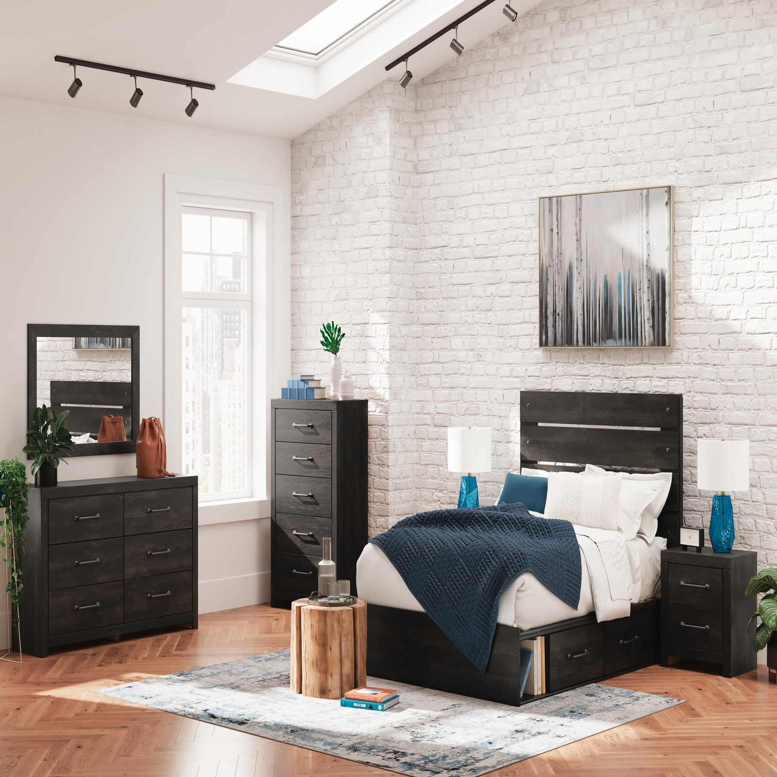 Hollivern Full Panel Storage Bed (PCB2108-SI) - Image 11