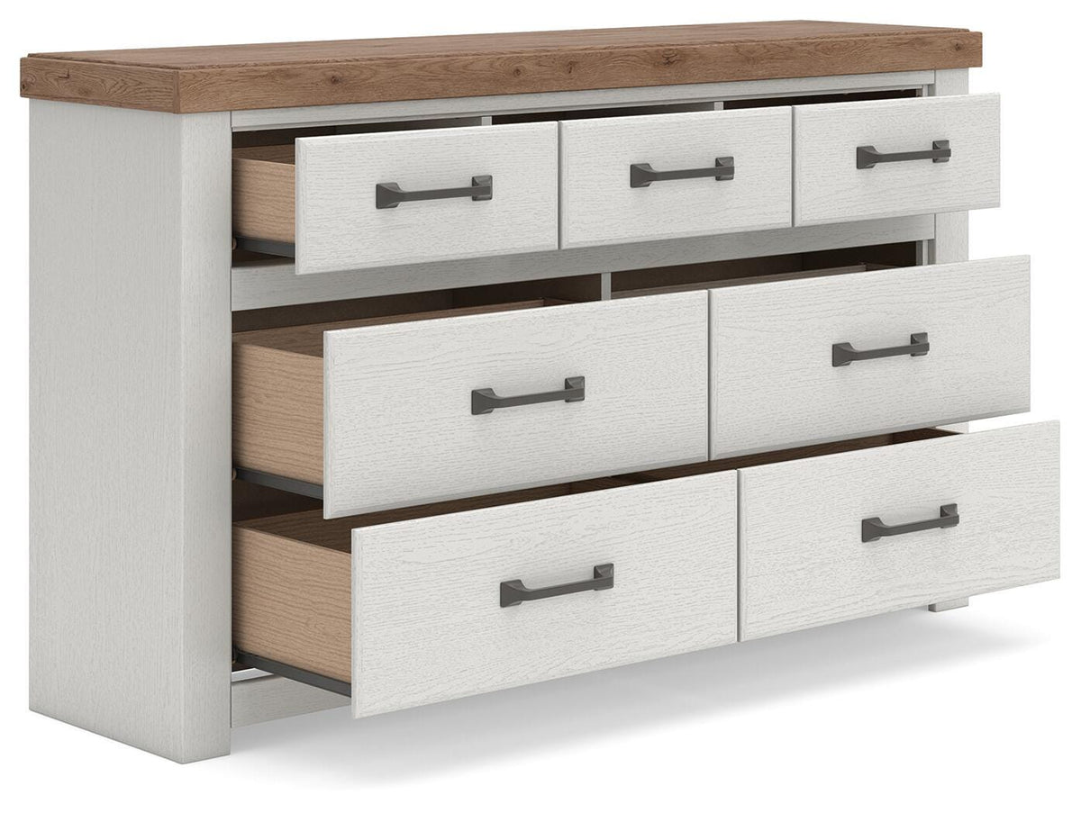 Savonport Dresser - White/Brown  (B4615-SI) - Image 3