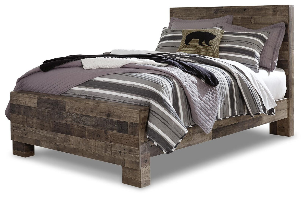 Derekson Panel Bed, Dresser and Chest - Multi Gray  (B200-SI) - Image 4