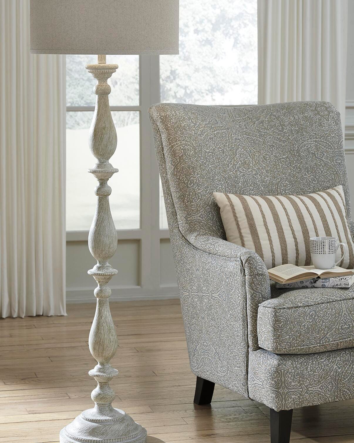 Bernadate Floor Lamp (L235341-SI) - Image 2