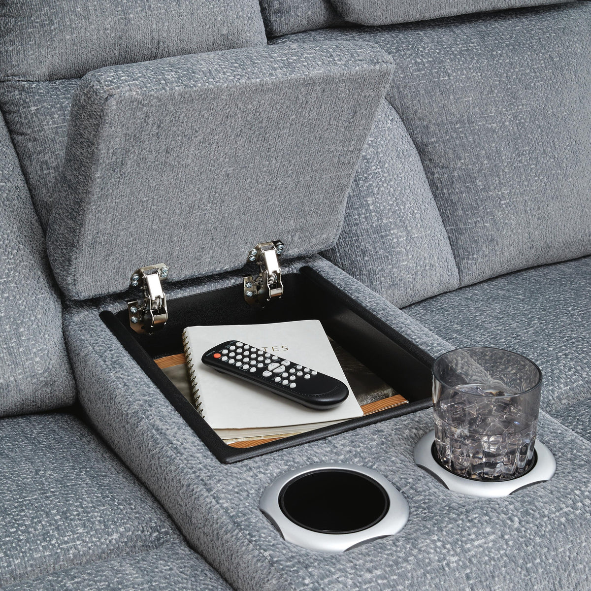 Studio Cave Power Reclining Loveseat with Console (PC49802-SI) - Image 23