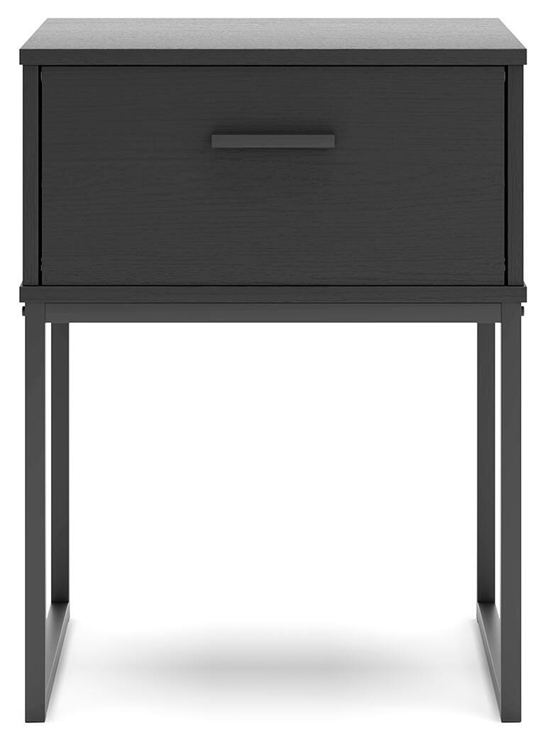 Socalle Nightstand - Black  (EB1865-SI)