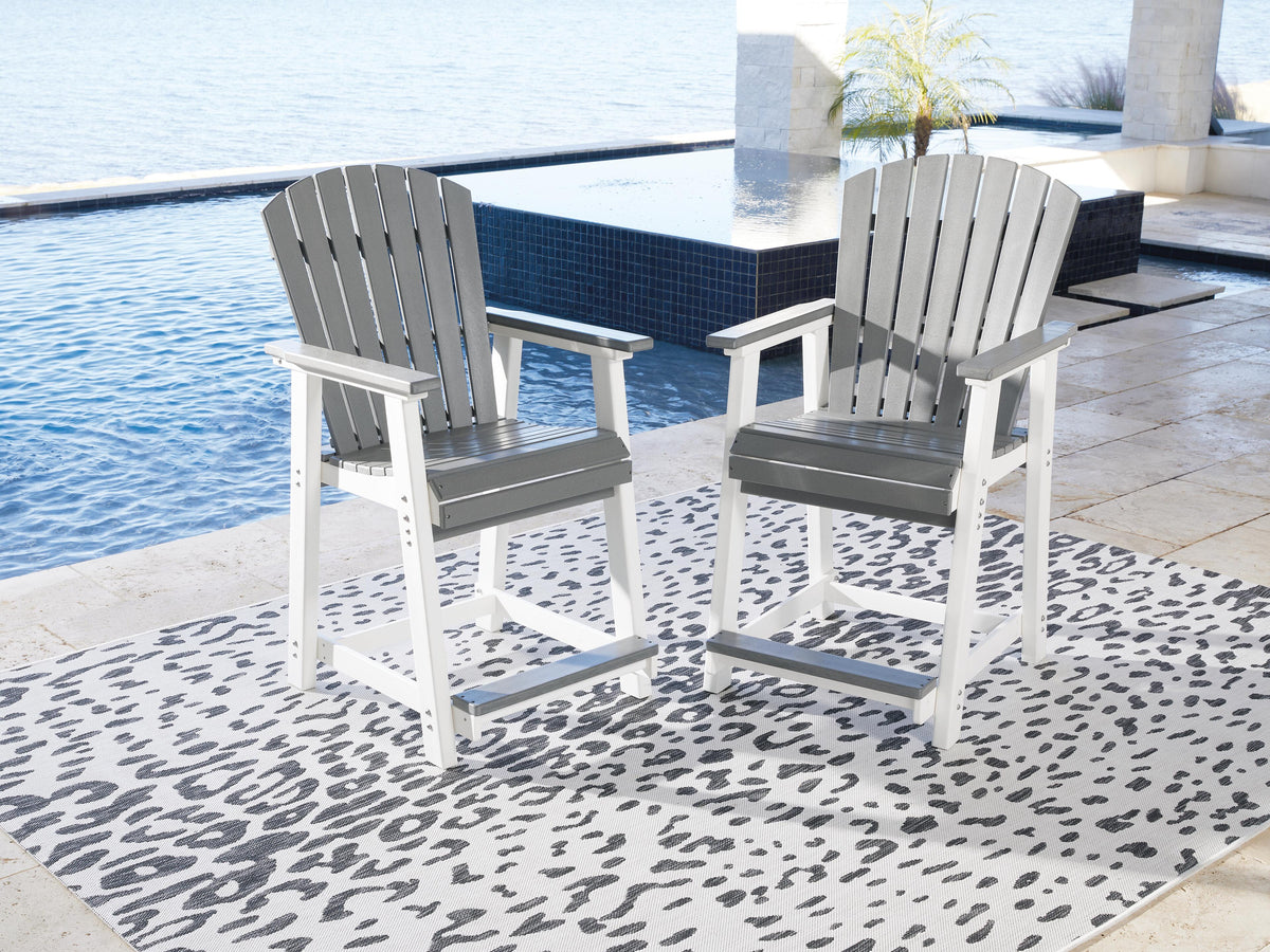 Transville Outdoor Counter Height Dining Table (P210-SI) - Image 10