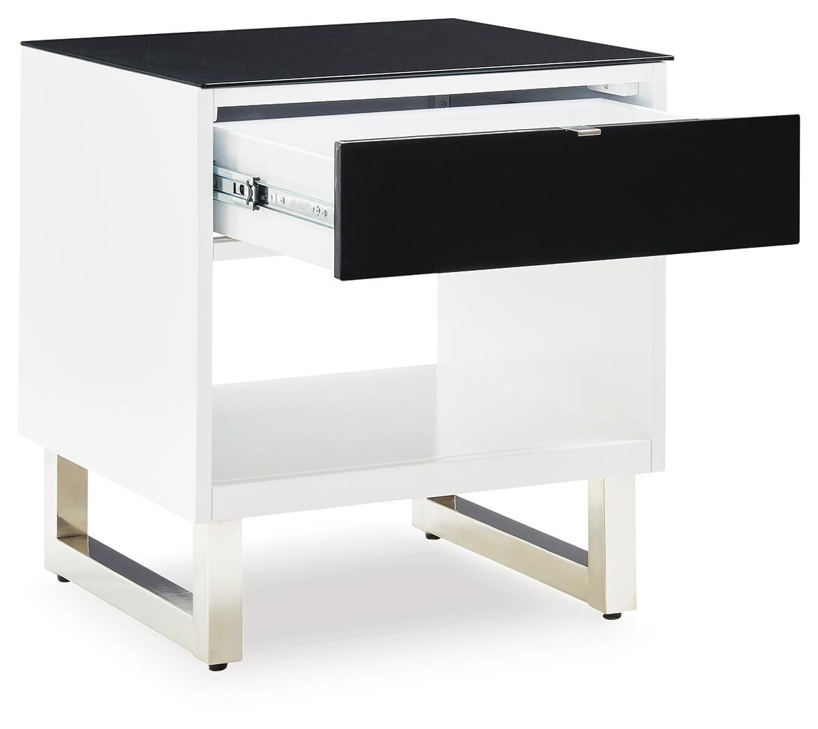 Gardoni Coffee Table and 2 End Tables - White/Black  (T756-SI) - Image 9