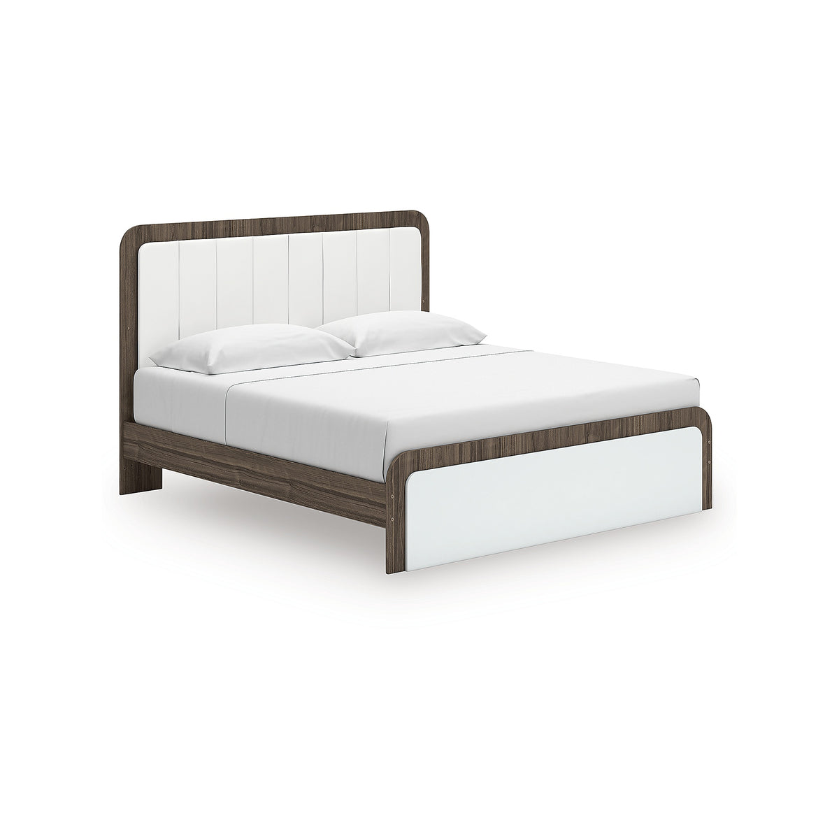 Kendanport King Upholstered Bed, Dresser and Nightstand (PCB1108-SI) - Image 12