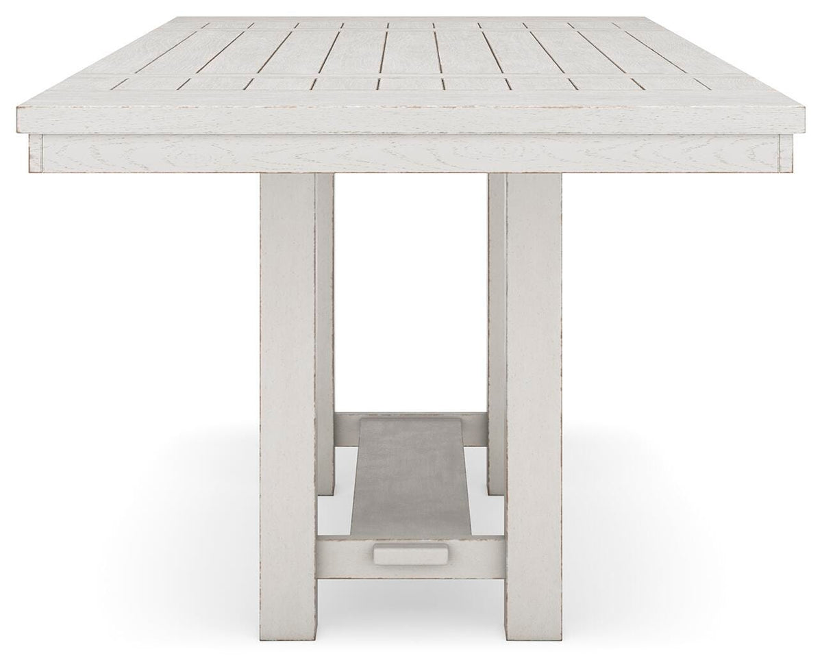Robbinsdale Counter Height Dining Table, 4 Barstools and Bench (D642-SI) - Image 14