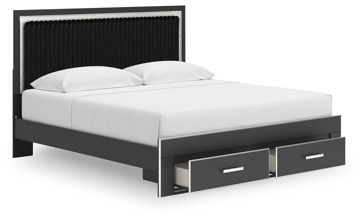 Zuraleus King Storage Bed, Dresser, Mirror, Chest and Nightstand (PCB3380-SI) - Image 19
