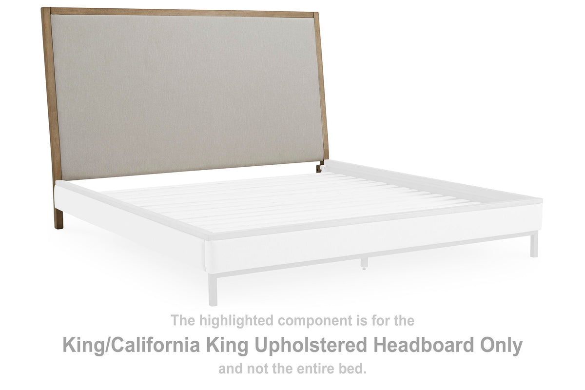 Tomtyn Upholstered Headboard - Light Brown  (B622-SI) - Image 2