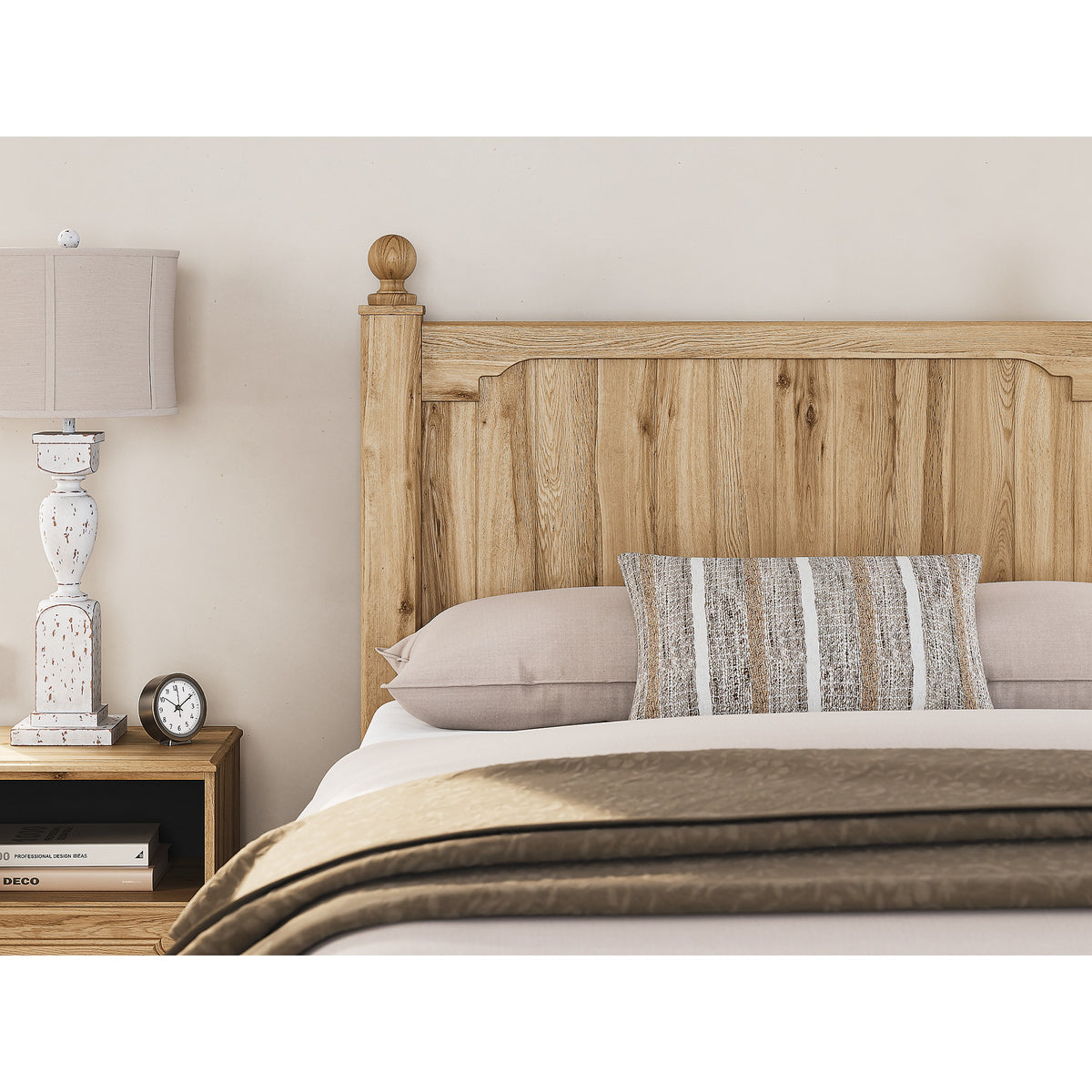 Aleaport Full Panel Bed, Dresser and Mirror (PCB1075-SI) - Image 16