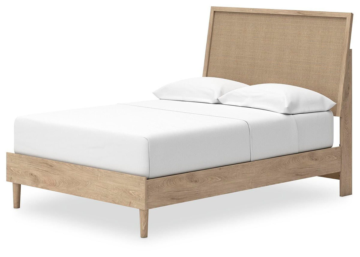 Cielden Panel Bed, Dresser and Mirror - Two-tone  (B1199-SI) - Image 9