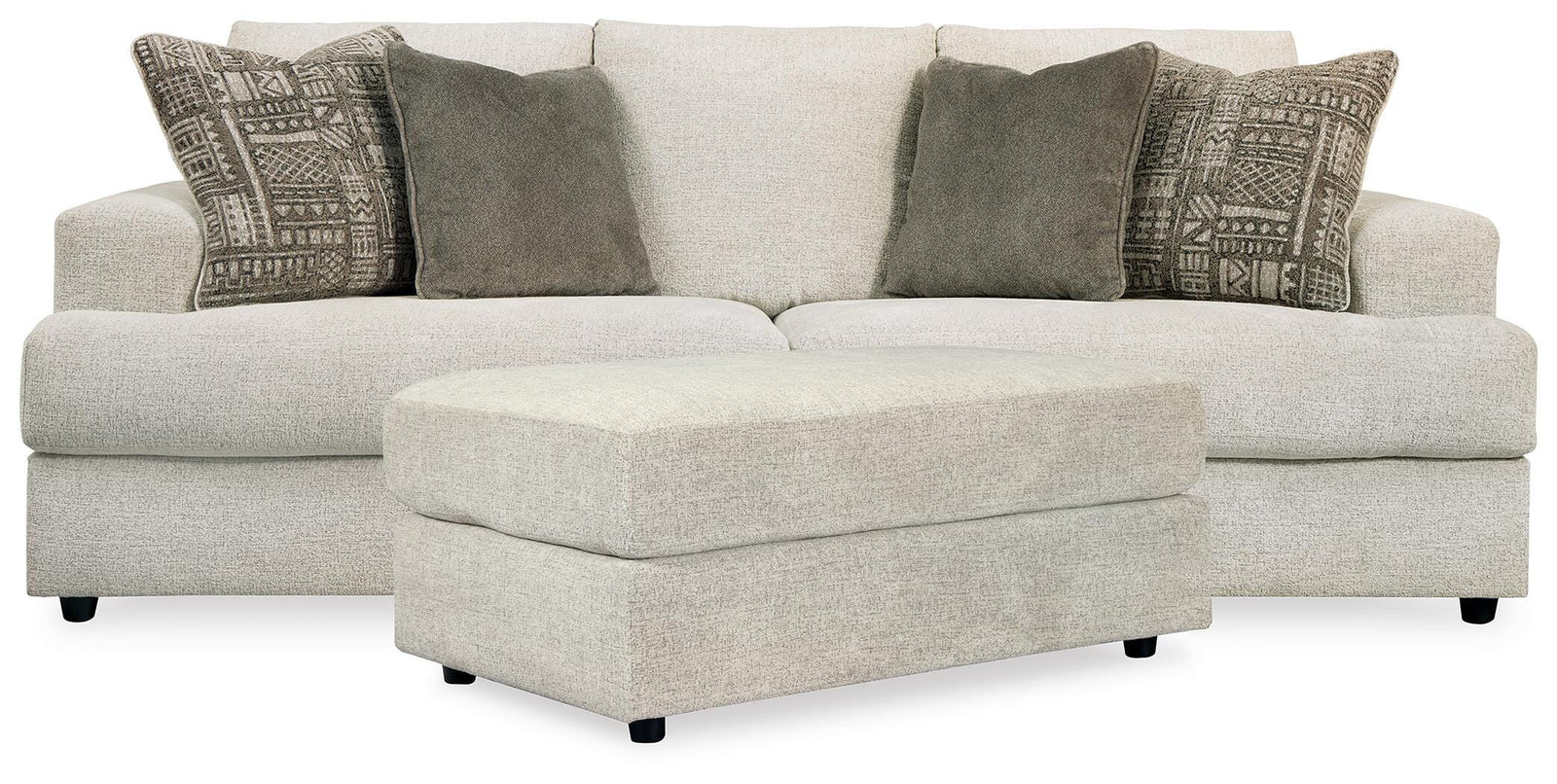 Soletren Sofa and Ottoman (95104-SI)