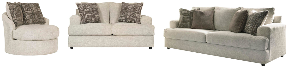 Soletren Sofa, Loveseat and Accent Chair (95104-SI)