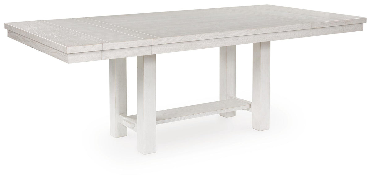 Robbinsdale Dining Table, 4 Chairs and Bench (D642-SI) - Image 12