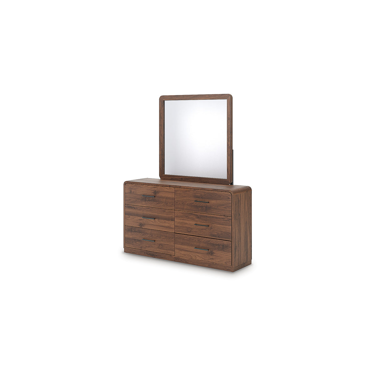 Fortlorn Queen Panel Bed, Dresser, Mirror, 2 Chests and 2 Nightstands (PCB386-SI) - Image 8