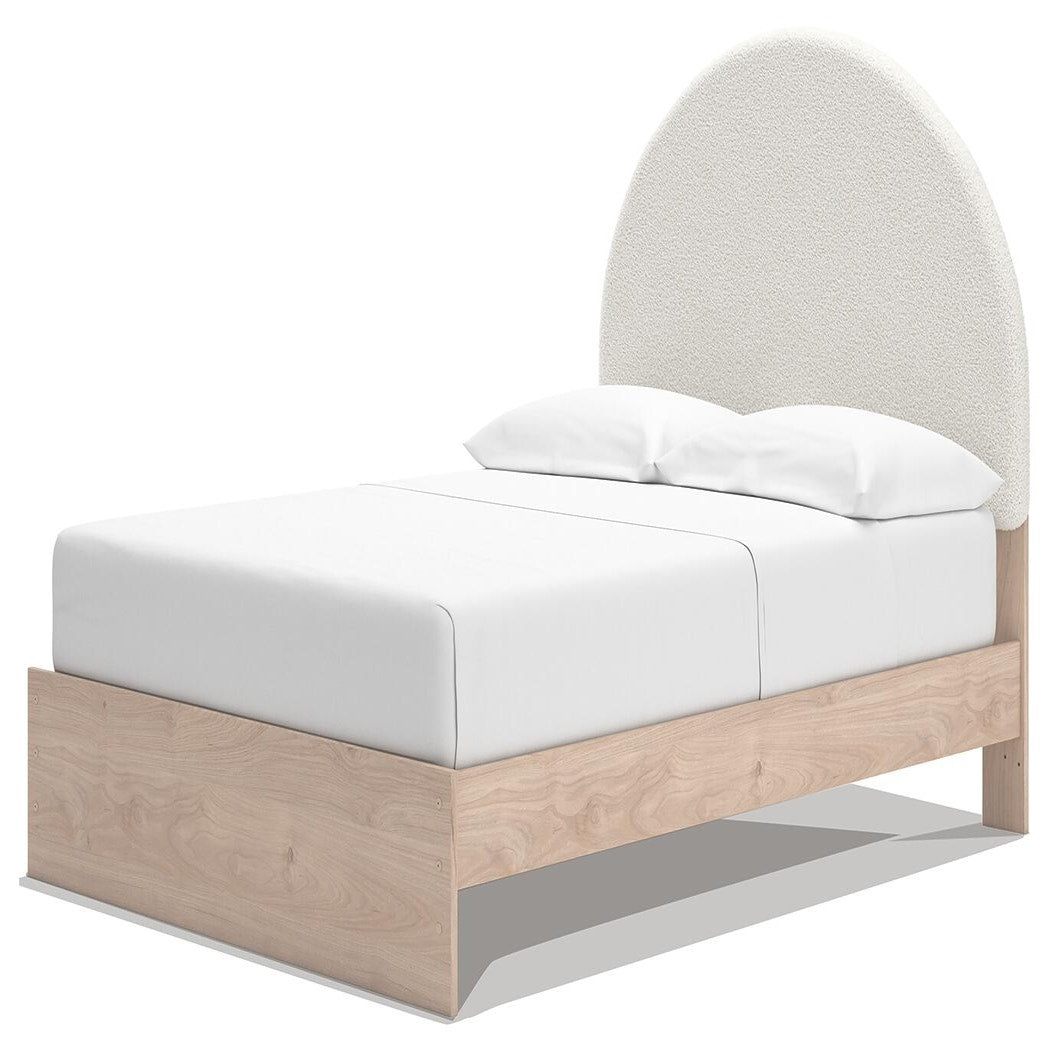 Arloster Full Upholstered Panel Bed with Storage (PCB1566-SI) - Image 2