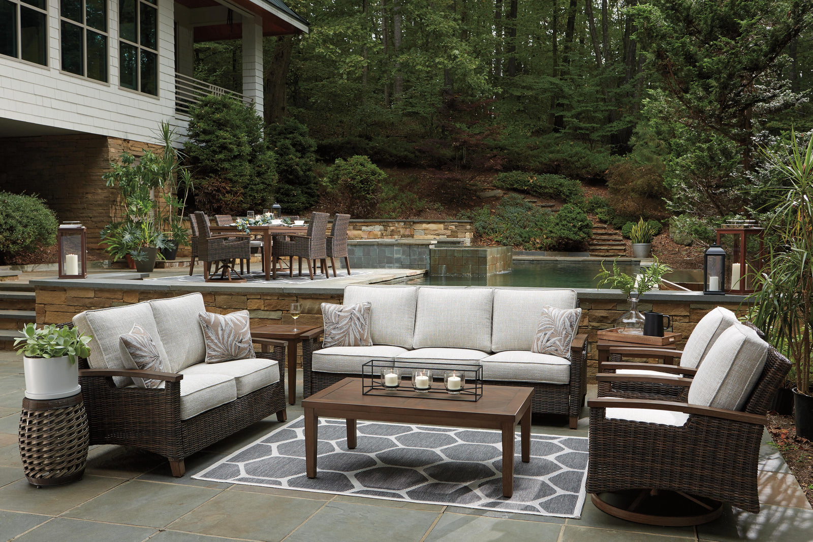 Paradise Trail Sofa with Cushion (P750-SI) - Image 43