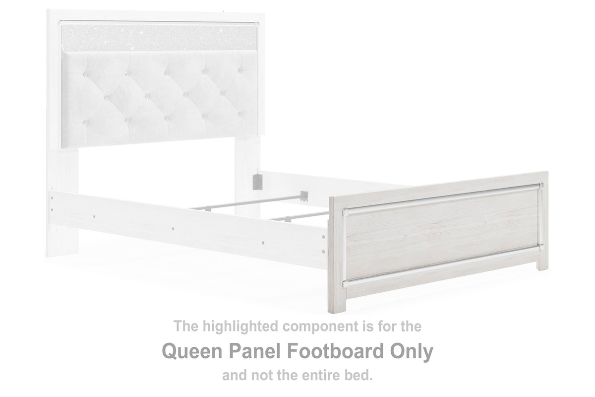 Altyra Panel Footboard - White  (B2640-SI) - Image 3