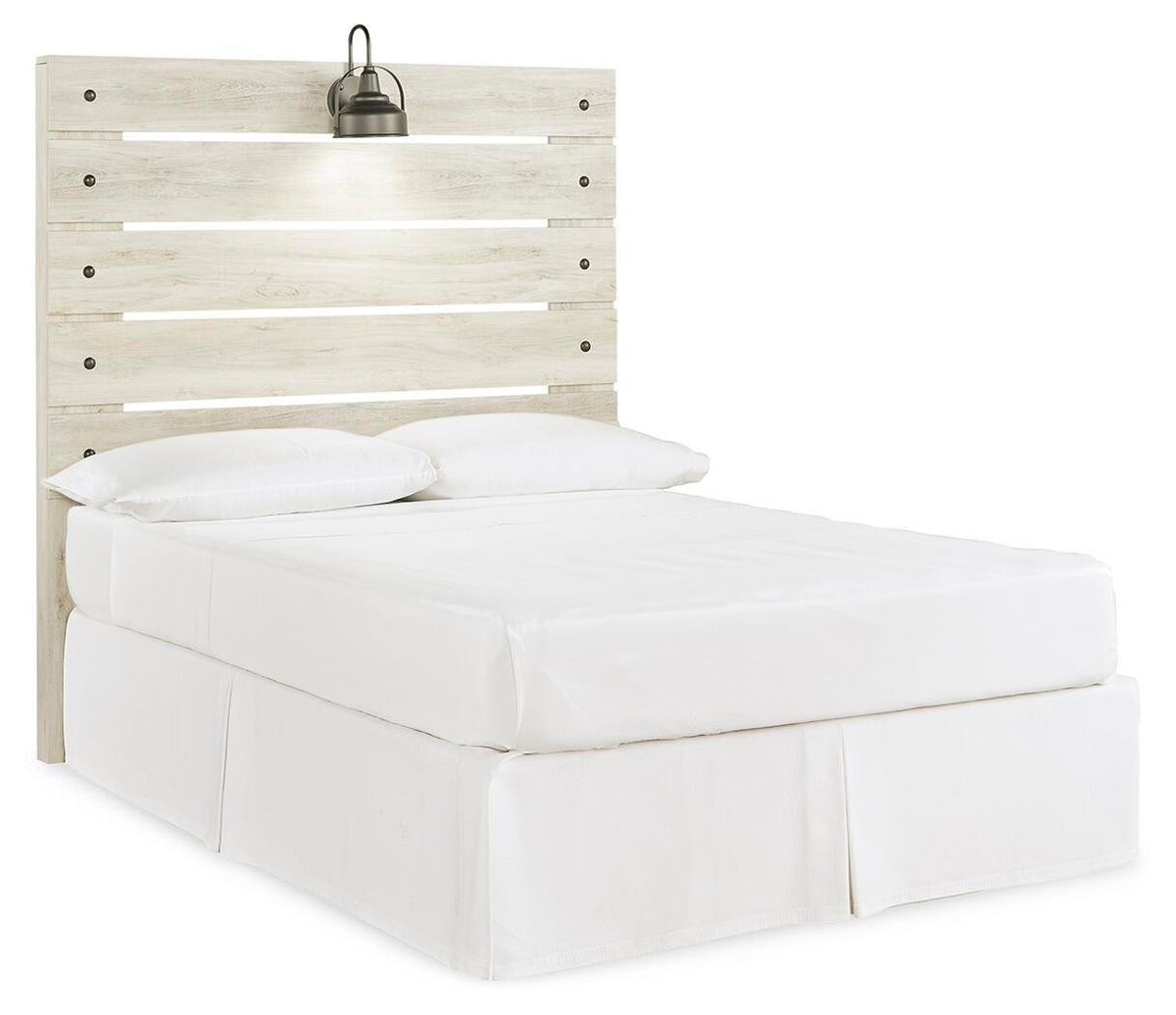 Cambeck Panel Headboard - Whitewash  (B192-SI) - Image 14