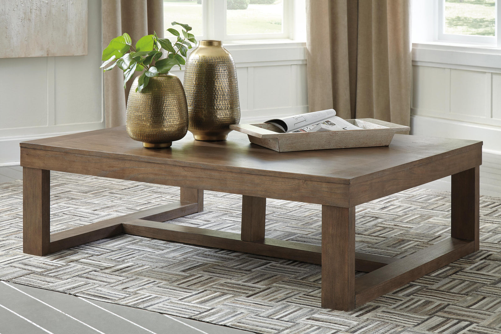 Cariton Coffee Table - Gray  (T471-SI) - Image 5