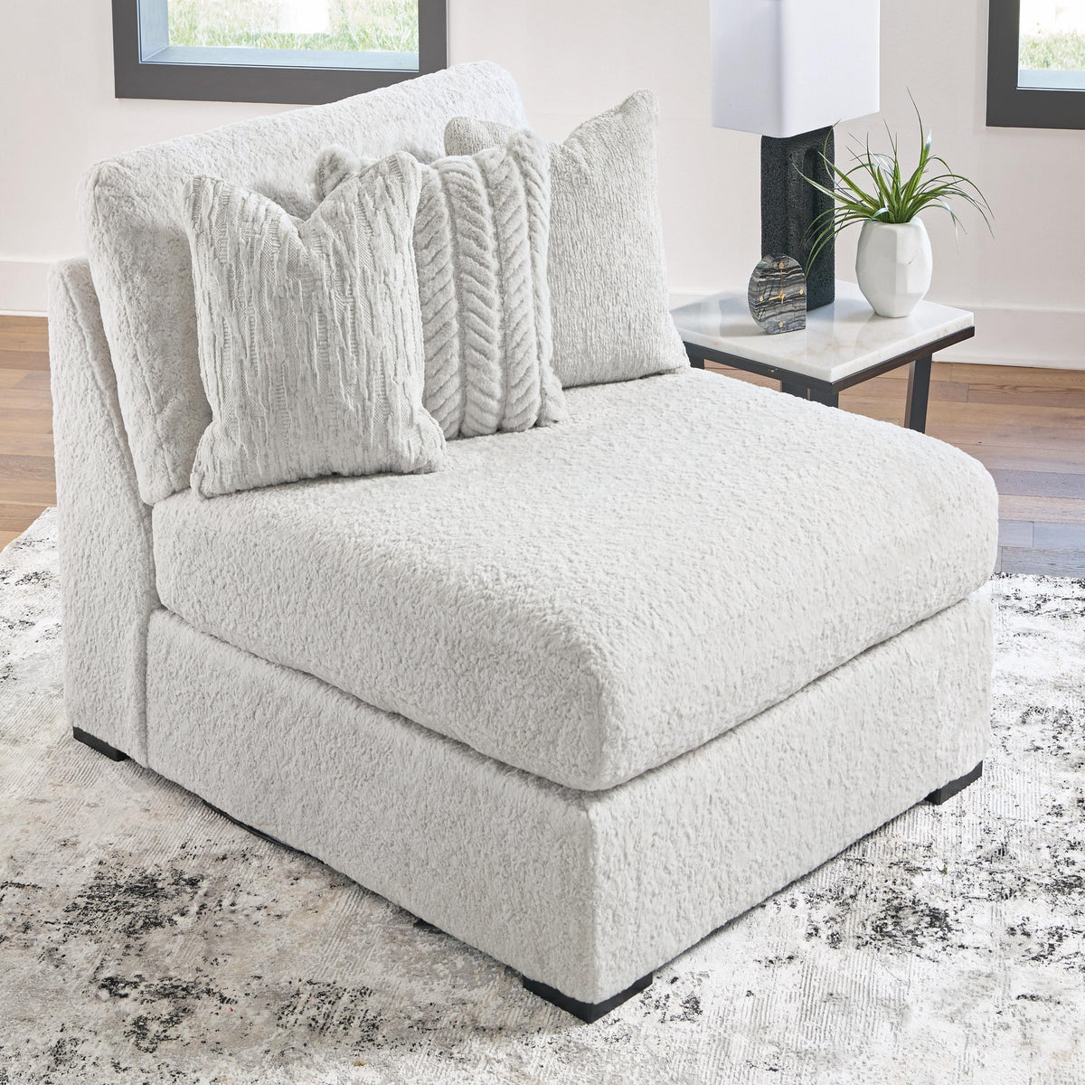 Cuddle Plush Oversized Armless Chaise (PC59106-SI) - Image 23